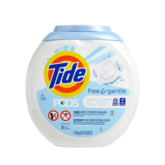 Tide Free and Gentle Laundry Detergent Pods